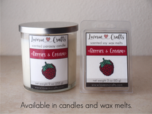 Load image into Gallery viewer, Berries &amp; Cream • Tumbler Candle
