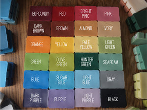 Color Options Chart for Custom Candles - Loverin Crafts