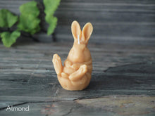 Load image into Gallery viewer, Bunny Rabbit Candle - Unscented Beige Soy Candle - Custom Decorative Candle - Loverin Crafts