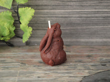 Load image into Gallery viewer, Bunny Rabbit Candle - Unscented Brown Soy Candle - Custom Decorative Candle - Loverin Crafts