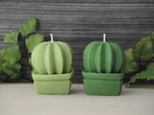 Load image into Gallery viewer, Cactus Candles - Unscented Green Soy Candles - Custom Decorative Candles - Loverin Crafts