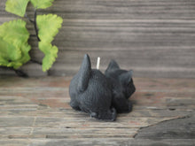 Load image into Gallery viewer, Hissing Cat Candle - Unscented Black Soy Candle - Custom Decorative Candle - Loverin Crafts