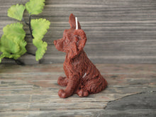 Load image into Gallery viewer, Long-Haired Chihuahua Candle - Unscented Brown Soy Candle - Custom Decorative Candle - Loverin Crafts