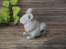 Load image into Gallery viewer, Chinchilla Candle - Unscented Gray Soy Candle - Custom Decorative Candle - Loverin Crafts